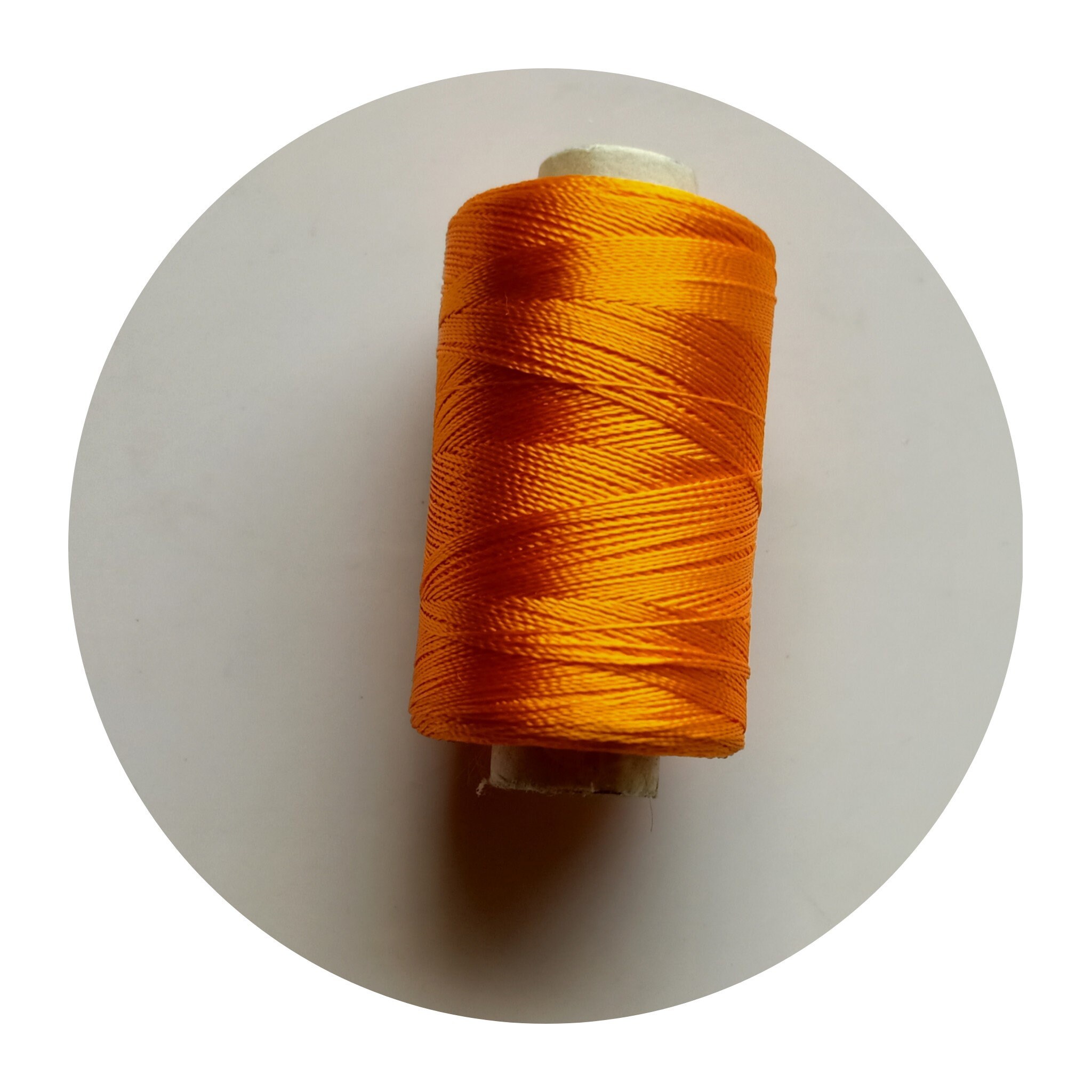 Orange Thread Art Silk Thread Art Embroidery Silk Embroidery Etsy