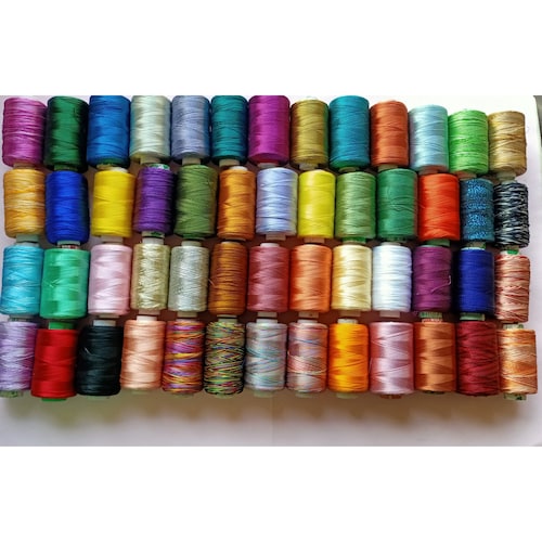Silk Thread Assorted 52 Colors Art Silk Thread Art Embroidery Etsy