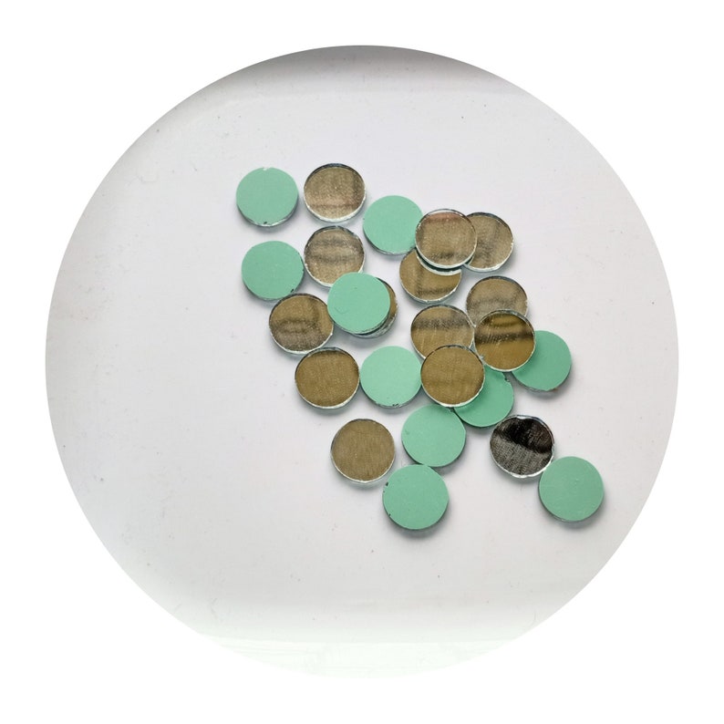 200 small round mirror for craft home decor Real glass Etsy