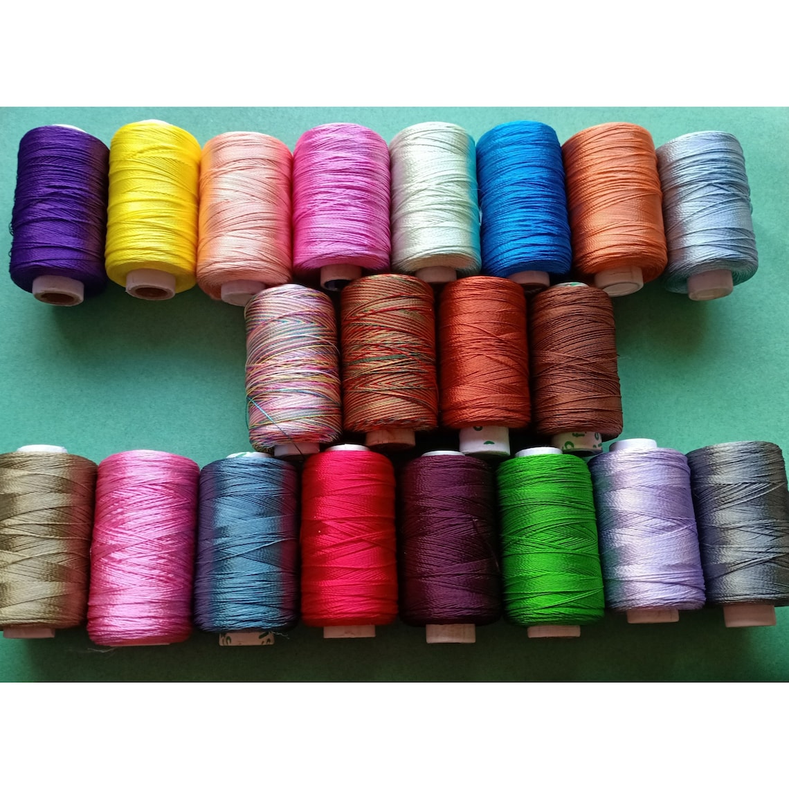Silk Thread Assorted 20 Colors Art Silk Thread Art Embroidery - Etsy