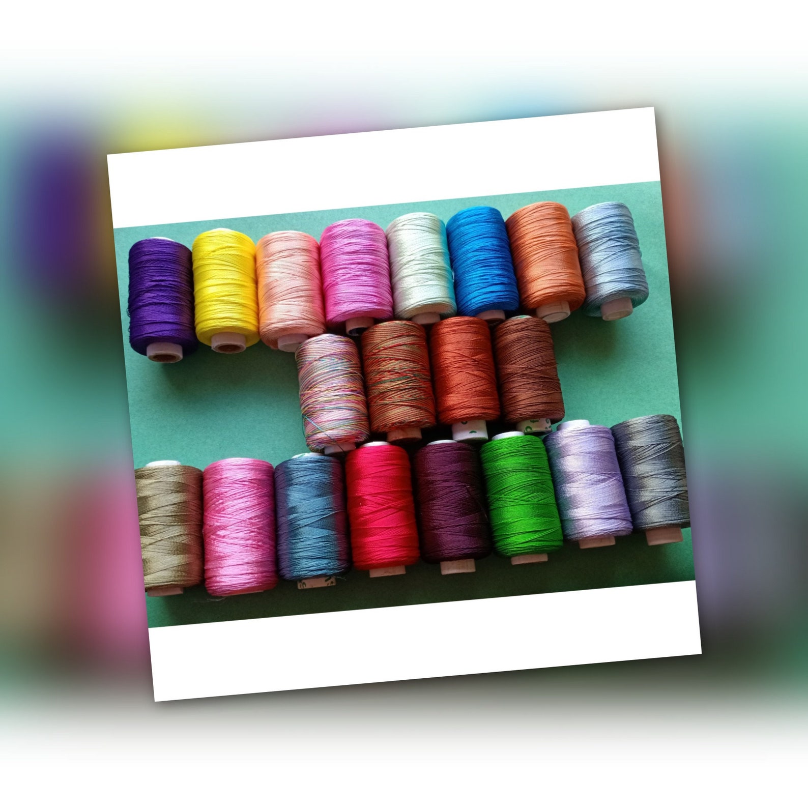 Silk Thread Assorted 20 Colors Art Silk Thread Art Embroidery - Etsy