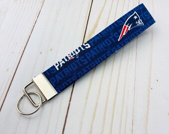 New England Patriots Wristlet Keychain