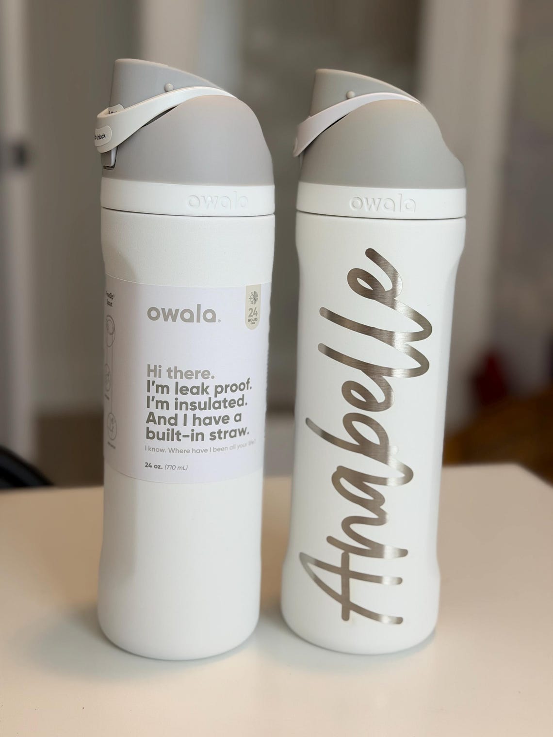 Personalized 24oz Engraved Owala Water Bottle – Class of 2026 Senior ...