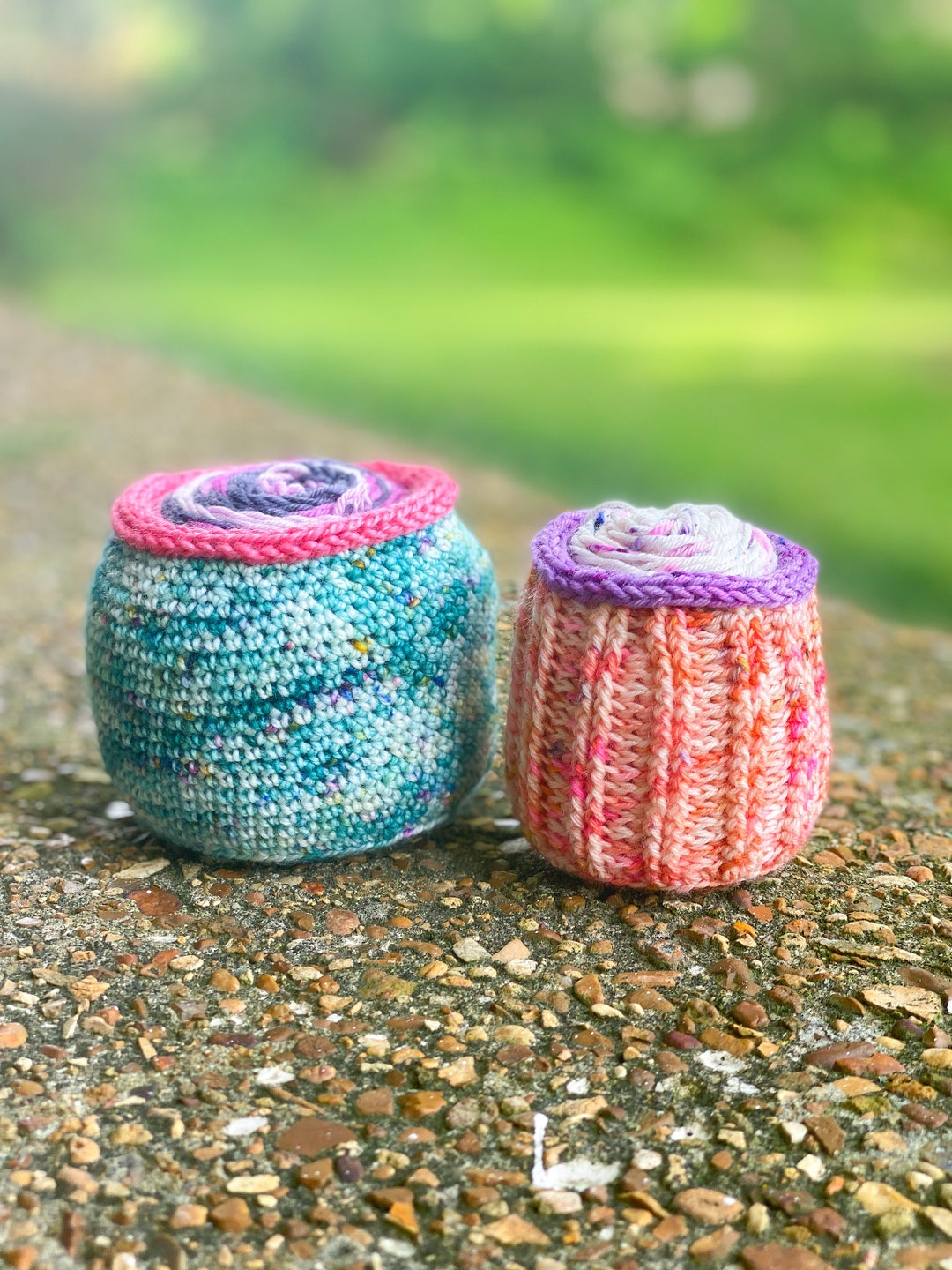 Cozy Crochet Pattern Mini Crochet Yarn Cozy digital File PATTERN ONLY
