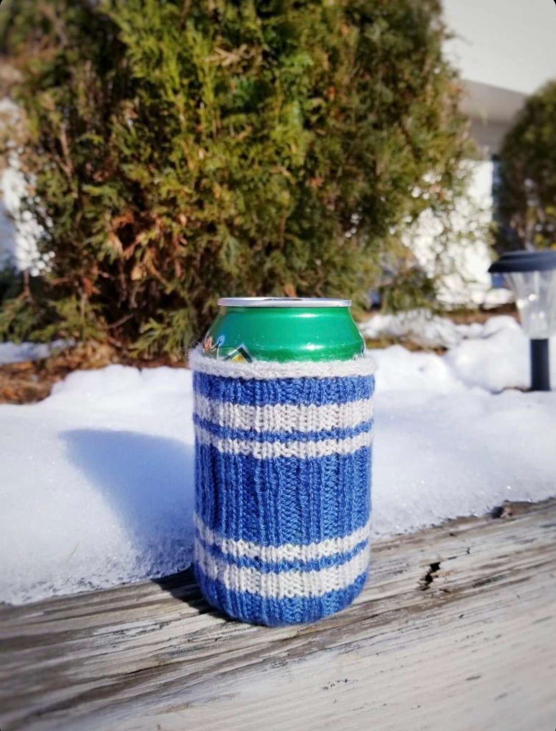 Cozy Knitting Pattern Classic Can Cozy digital File PATTERN ONLY Etsy