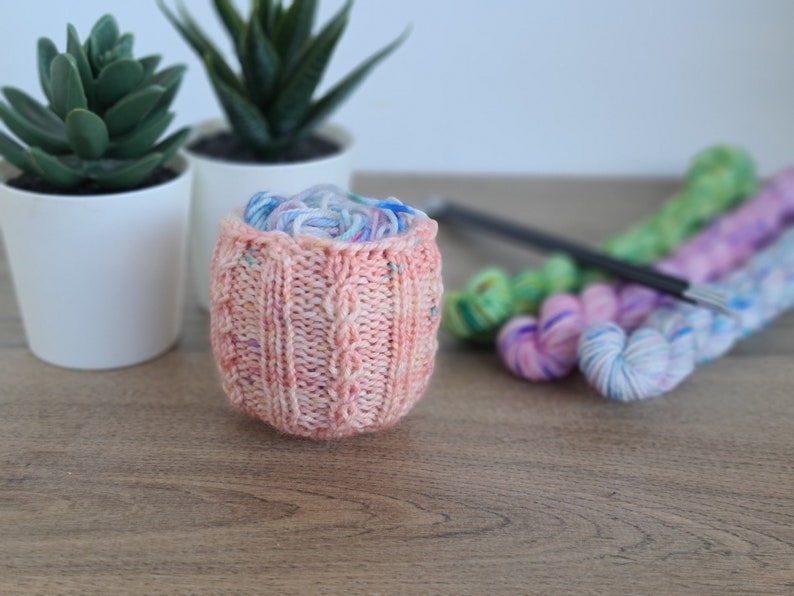 Cozy Knitting Pattern Mini Yarn Cozy digital File PATTERN Etsy