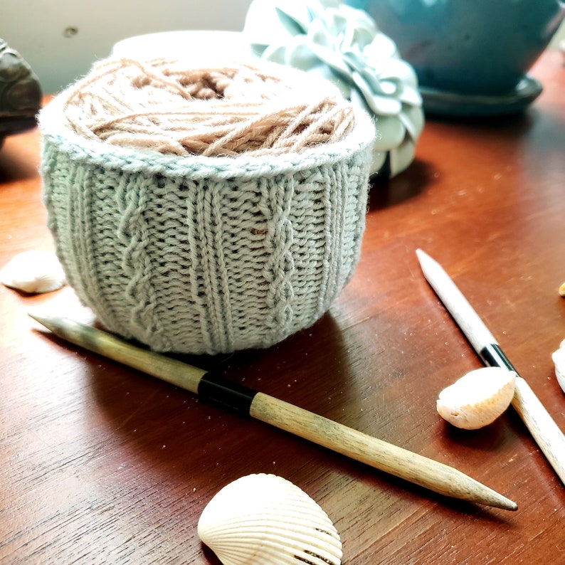 Cozy Knitting Pattern Mini Yarn Cozy digital File PATTERN Etsy