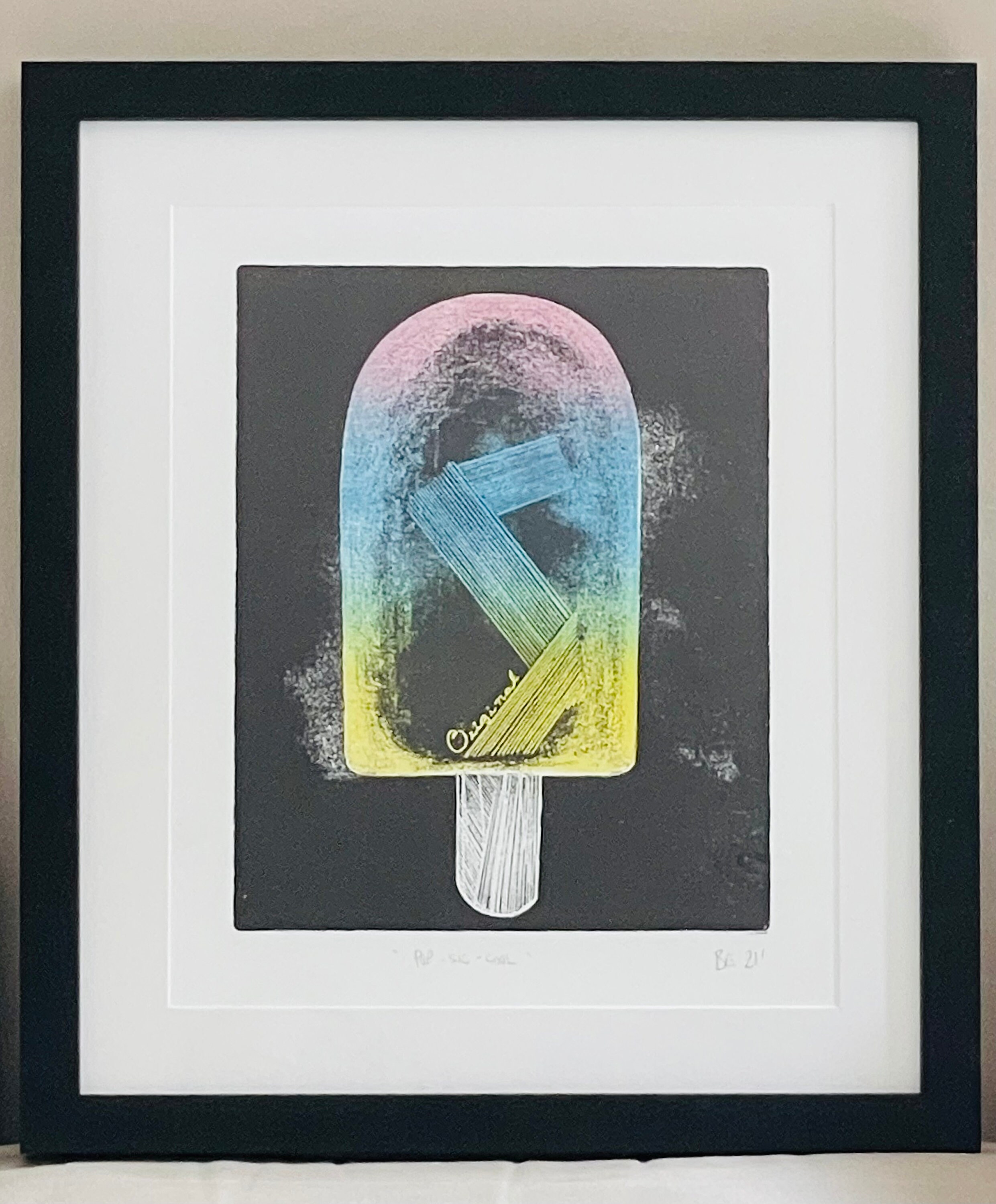 Original art relief print silk screen art screen print Etsy