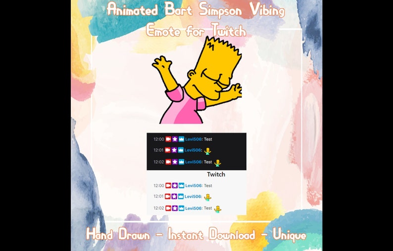 Animated Simpson Emote For Twitch image 1