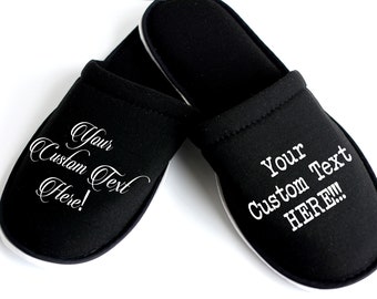 custom slippers mens