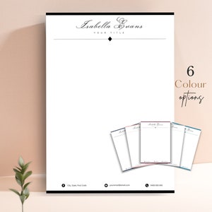 Modelo de papel timbrado pessoal para Word, papel timbrado comercial, papel timbrado personalizado, papel timbrado personalizado, papel timbrado imobiliário