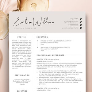 Marketing Resume Template, Resume Template Word, Best Resume Template, Apple Pages Resume, College Resume Tempalte One Page Resume Template