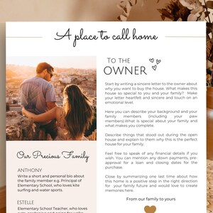 Plantilla de carta de compra de vivienda, plantilla Canva de carta de oferta de comprador, carta de oferta de casa, plantilla de carta al vendedor, carta de oferta de comprador de vivienda