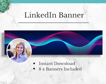 Linkedin Profile Image, Linkedin Banner Template, Linkedin Header, Linkedin Background Image, Linkedin Banner Professional