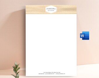 Company Letterhead, Modern Letterhead, Letterhead Template Word, Custom Letterhead Design, Company Letterhead Template, Elegant Letterhead