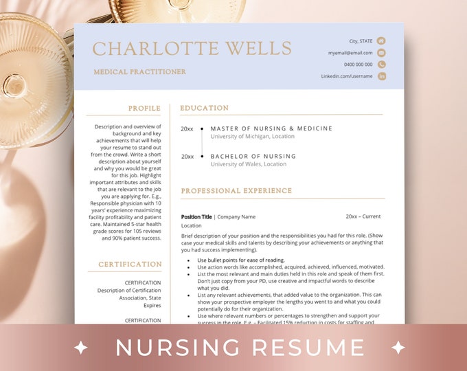 Nursing Resume Template Pages - Il 680x540.4766702492 Fhhi 