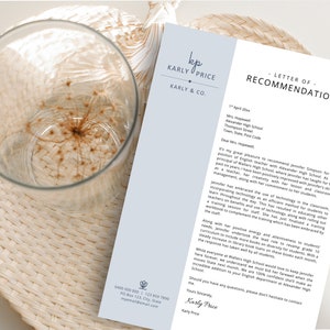 Recommendation Letter, Letter of Recommendation Template, Reference ...