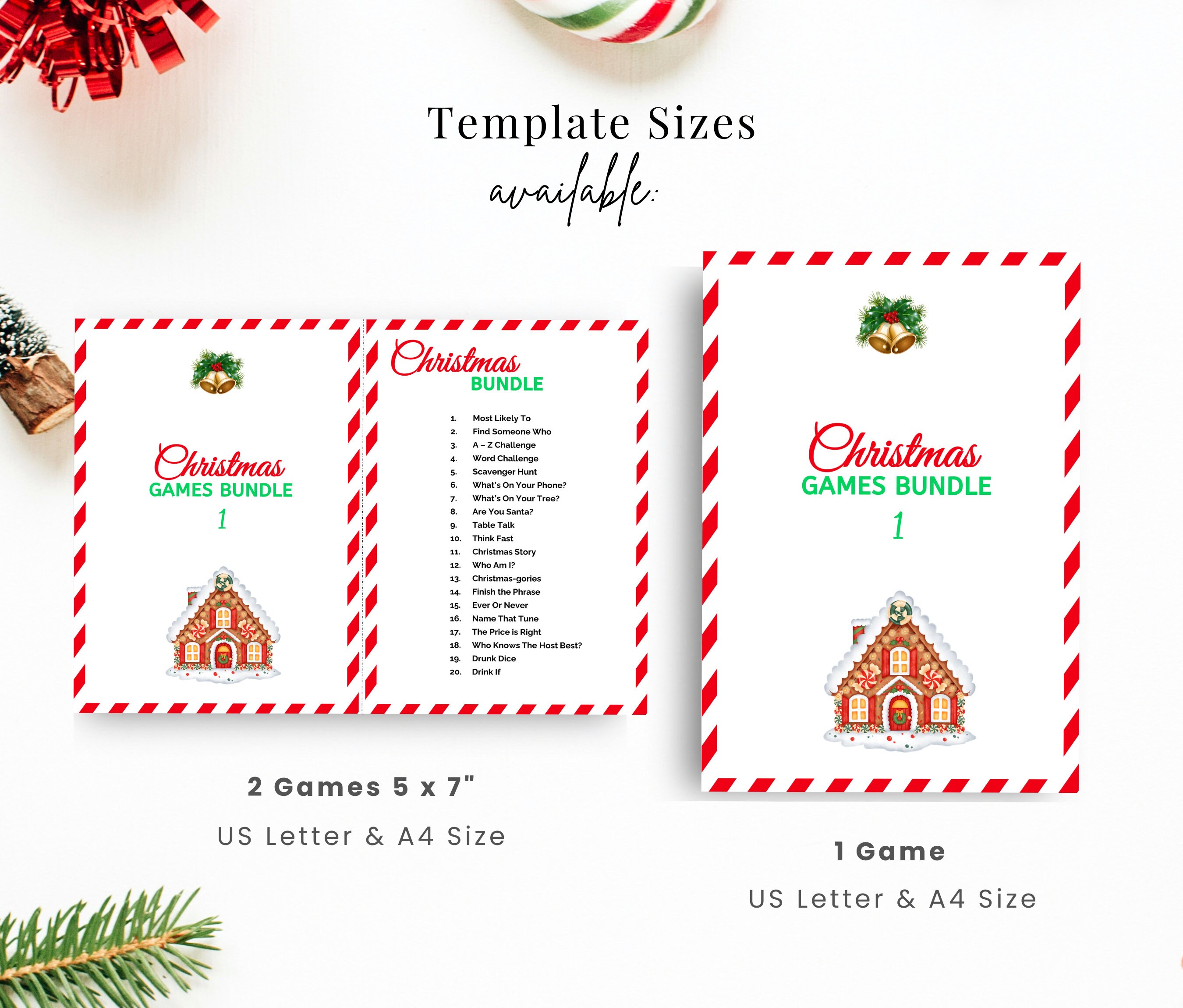 Christmas Games Bundle Printable Christmas Games For Adults Christmas 