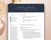 Director Resume Template, Executive Resume Template Word, CEO Resume Template C-Level Resume,  Mens Resume Template + Cover Letter