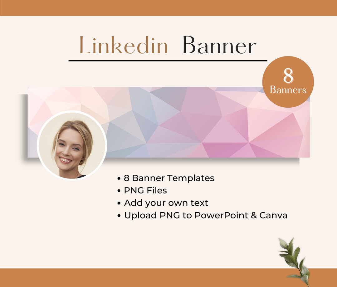 LINKEDIN Banner for Your Linkedin Personal or Business Profile, Instant ...