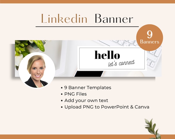 LINKEDIN Banner Header Template, Linkedin Profile Image, Linkedin ...
