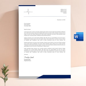 Diseño de membrete personalizado, membrete comercial con logotipo, membrete imprimible, membrete corporativo, plantilla de membrete de empresa