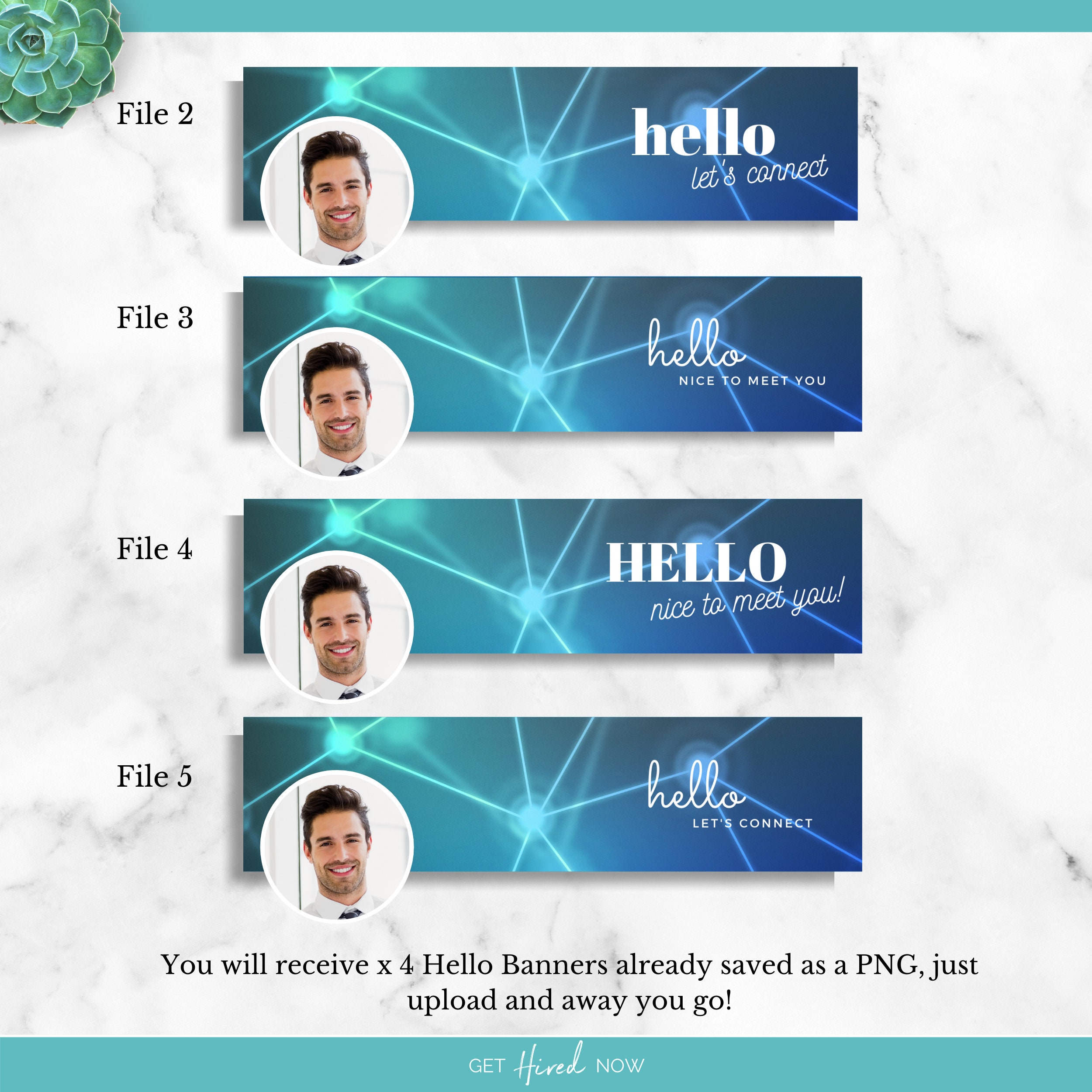 LINKEDIN Header for Your Linkedin Profile Image, Linkedin Banner ...