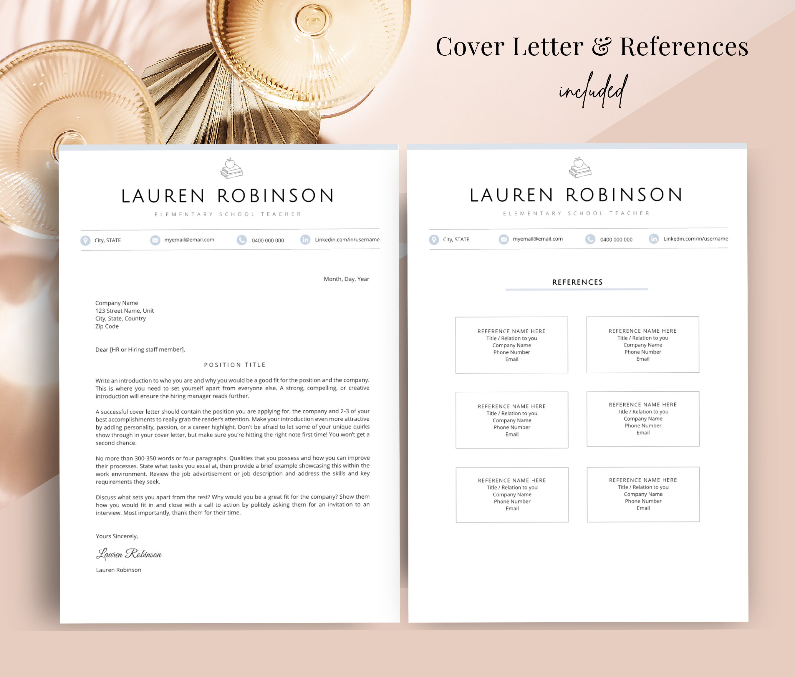 Google Docs Resume Template Teachers, Elementary Teacher Resume, CV ...