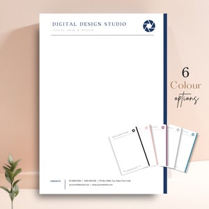 Membrete digital, plantilla de membrete personal, membrete comercial, plantilla de membrete de empresa, membrete personalizado, plantilla de membrete