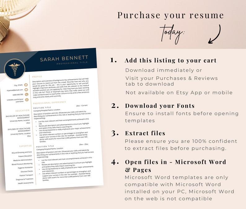 Download your purchase from your Etsy Purchases Tab after purchase.
