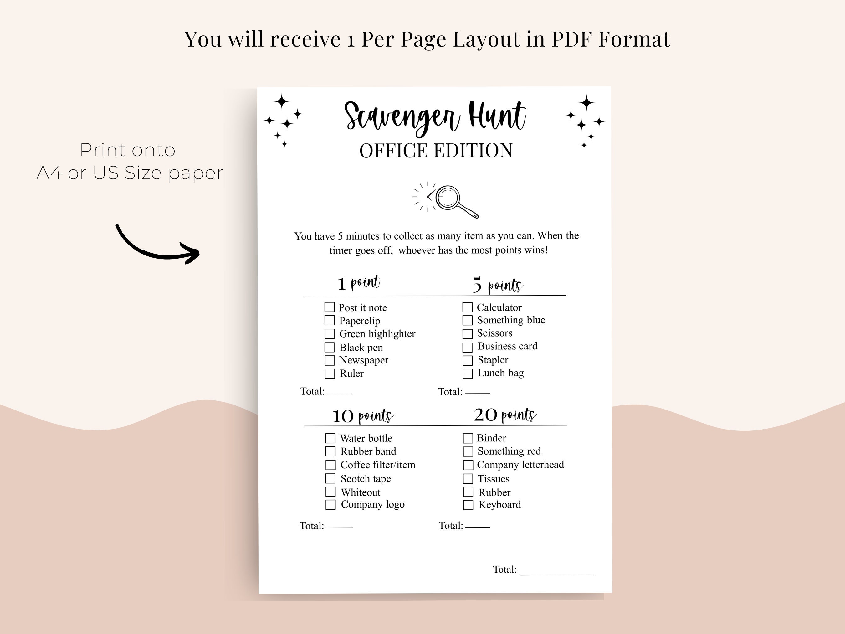 Scavenger Hunt for Office, Staff Appreciation, Team Building Game ...