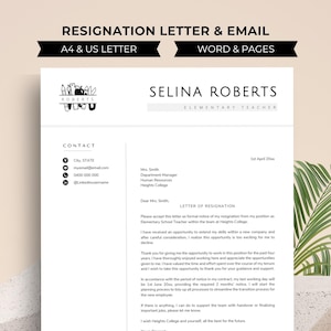 Letter of Resignation Sample, Short Resignation Email, Immediate Resignation Letters, Teacher Resignation Letter to Principal, Resign Letter