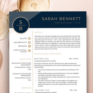 RN Resume Template, Nurse Resume, Registered Nurse Resume Template, Graduate Nurse Resume, Nursing Resume & Cover Letter 2 Page Resume