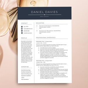 Director Resume Template, Executive Resume Template Word, CEO Resume Template C-Level Resume,  Mens Resume Template + Cover Letter