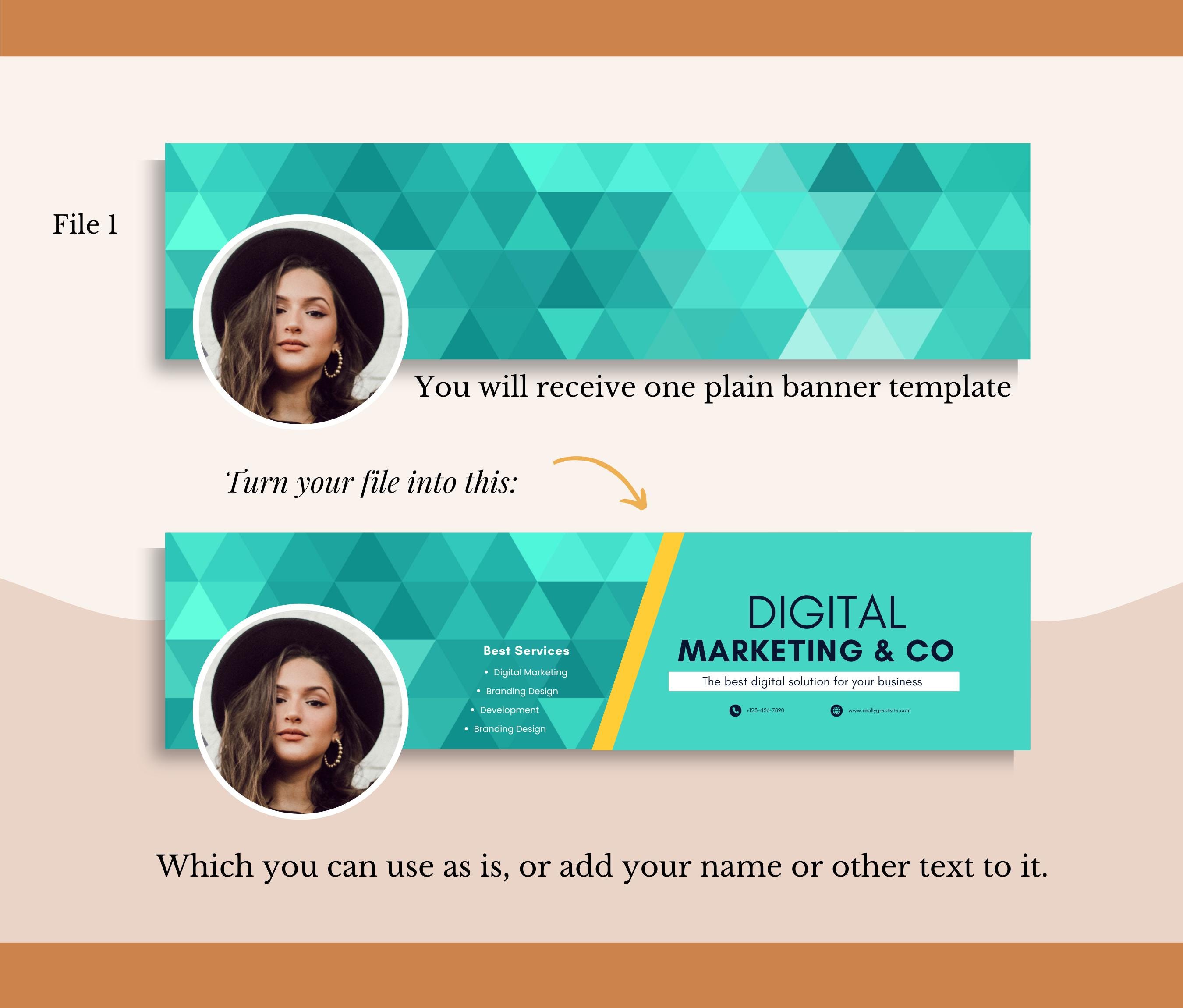 LINKEDIN Banner for Your Linkedin Personal or Business Profile, Instant ...