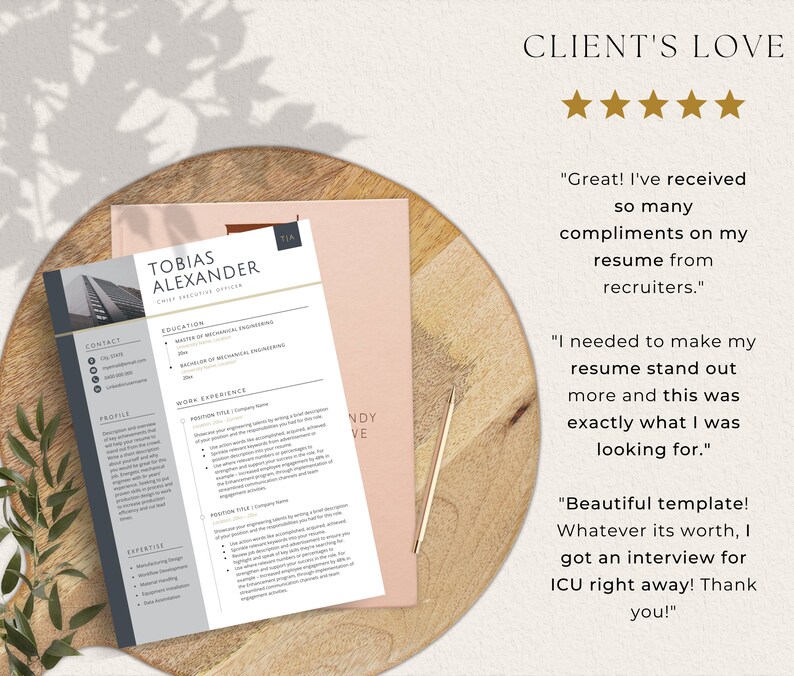 Executive CV Template Professional - Il 794xN.4994281039 1d9s 