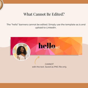 LINKEDIN Banner for your LinkedIn profile image, LinkedIn Banner Template, Instant Download, Personalized LinkedIn Banner image 5