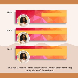 LINKEDIN Banner for your LinkedIn profile image, LinkedIn Banner Template, Instant Download, Personalized LinkedIn Banner image 4