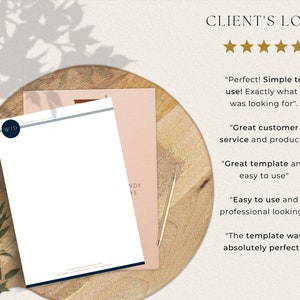 Business Letterhead for MS Word, Letterhead Template Word, Custom Letterhead, Easy Editable Letterhead, Letterhead Design, DIY Stationery image 8