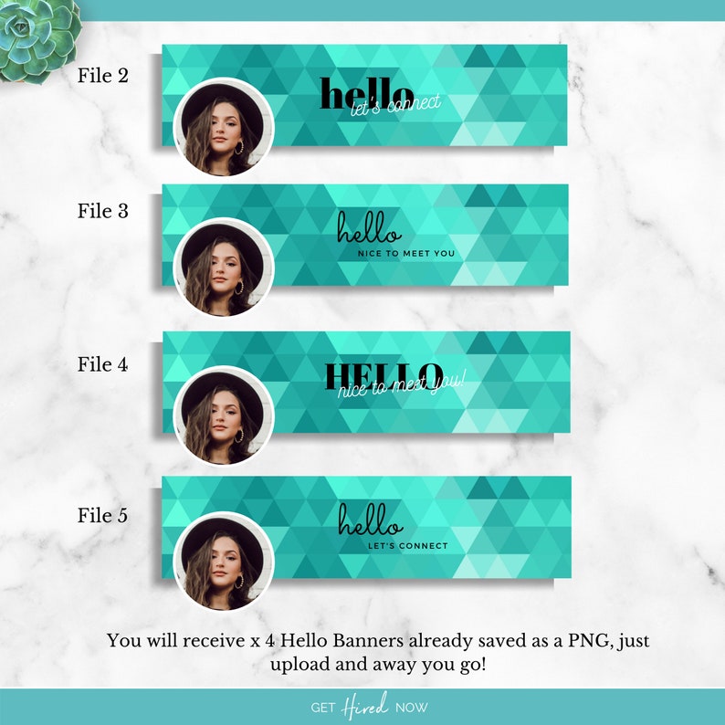 LINKEDIN Banner for Your Linkedin Personal or Business Profile, Instant