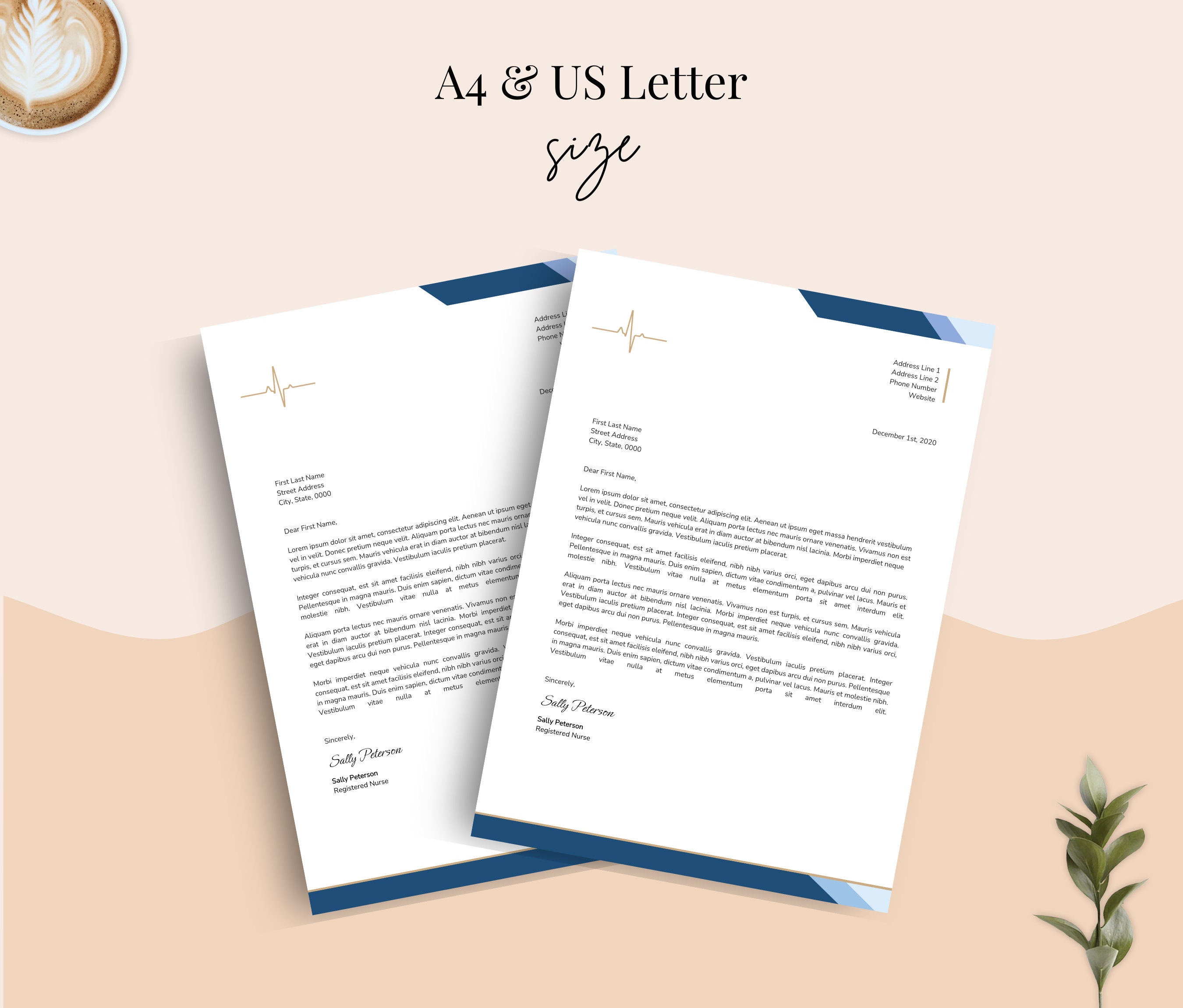 Medical Letterhead, Corporate Letterhead Professional Letterhead