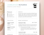 Educator Resume Template, Teaching Resume Template, Resume Template Word, Elementary Teacher Resume, Preschool Teacher, High School Resume