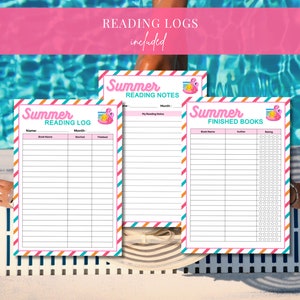 Reading Tracker for Kids, Printable Book Tracker, Summer Reading ...