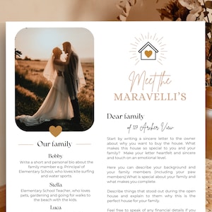 Carta de oferta de vivienda, carta de oferta de comprador, plantilla de carta de amor por la vivienda, carta de vendedor, plantilla de carta de oferta de vivienda editable en Canva