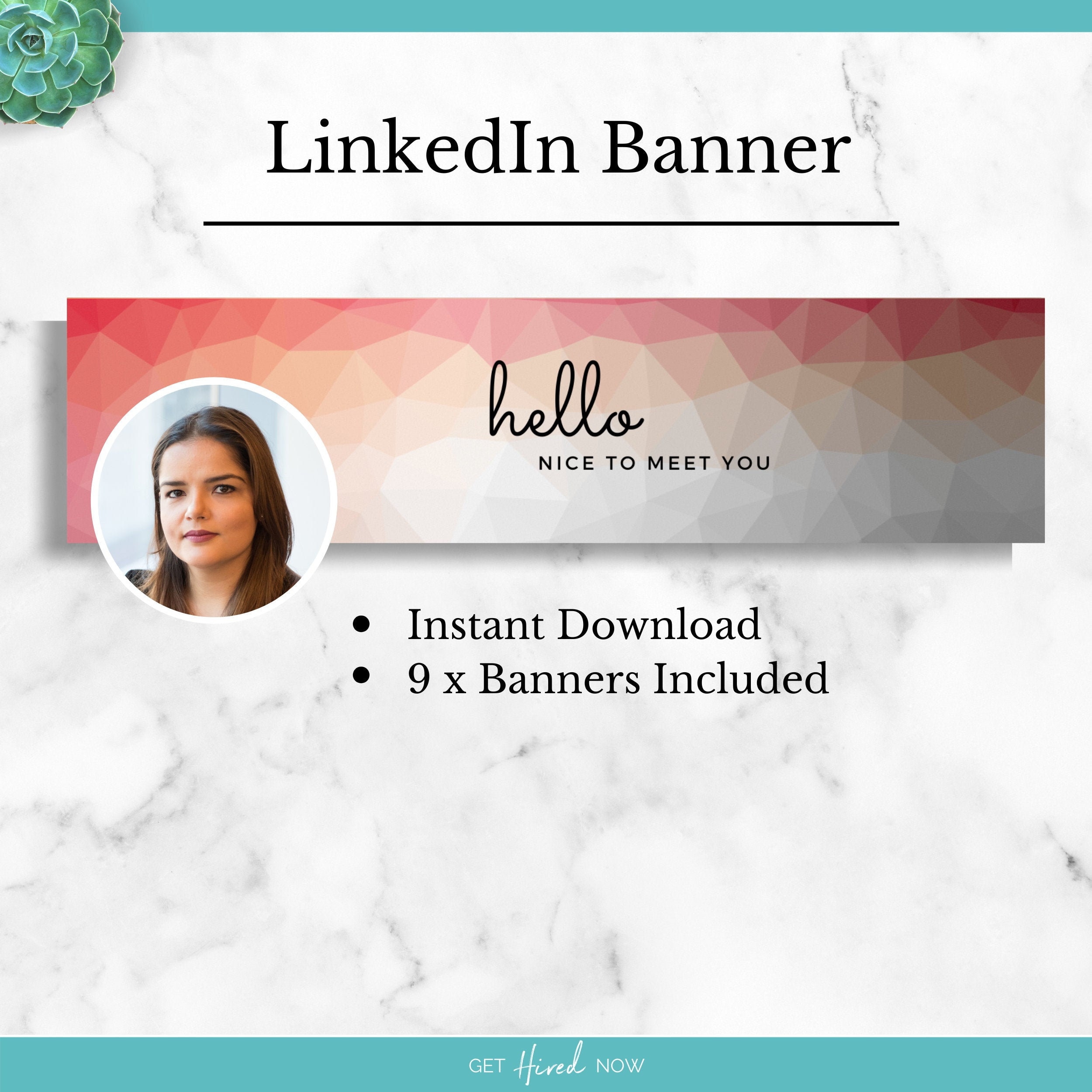 LINKEDIN Background Banner for Your Linkedin Profile Image - Etsy UK