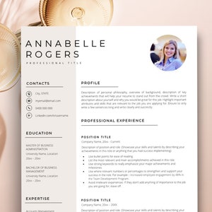 Resume Template, Professional Modern Resume Template, CV Template,  Executive Resume Template Word & Pages, Modern Executive Resume Template