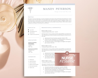 New Grad Nurse Resume, Nurse Resume Template, New Nurse Resume Template, Graduate Nurse Resume, RN Case Manager Resume, Nursing Student CV
