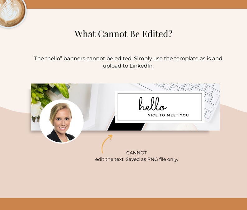 LINKEDIN Banner Header Template, Linkedin Profile Image, Linkedin ...