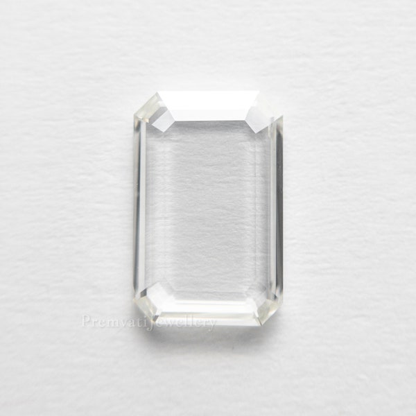 Class 1.51 Carat Portrait Emerald Cut Corner Rectangle Moissanite Diamond - Loose Moissanite Best For Solitaire Ring - Custom Order Jewelry