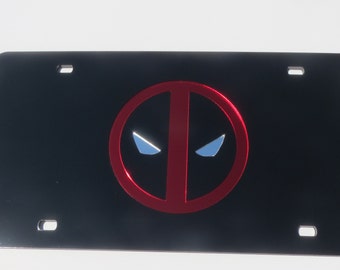 Deadpool Car Plate Etsy